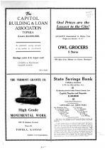 Capitol Building & Loan Assoc, Owl Grocers, Vermont Granite Co, State Savings Bank